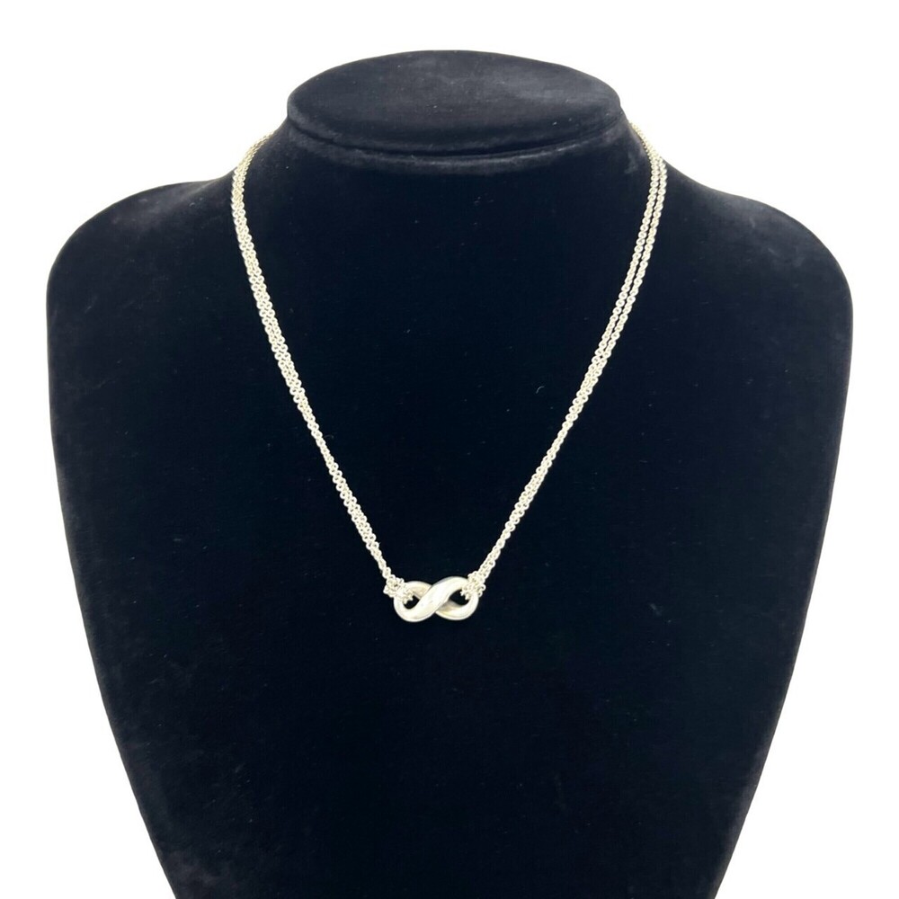 TIFFANY&Co. Tiffany Vintage Infinity Necklace, Sterling Silver 925, Accessory...